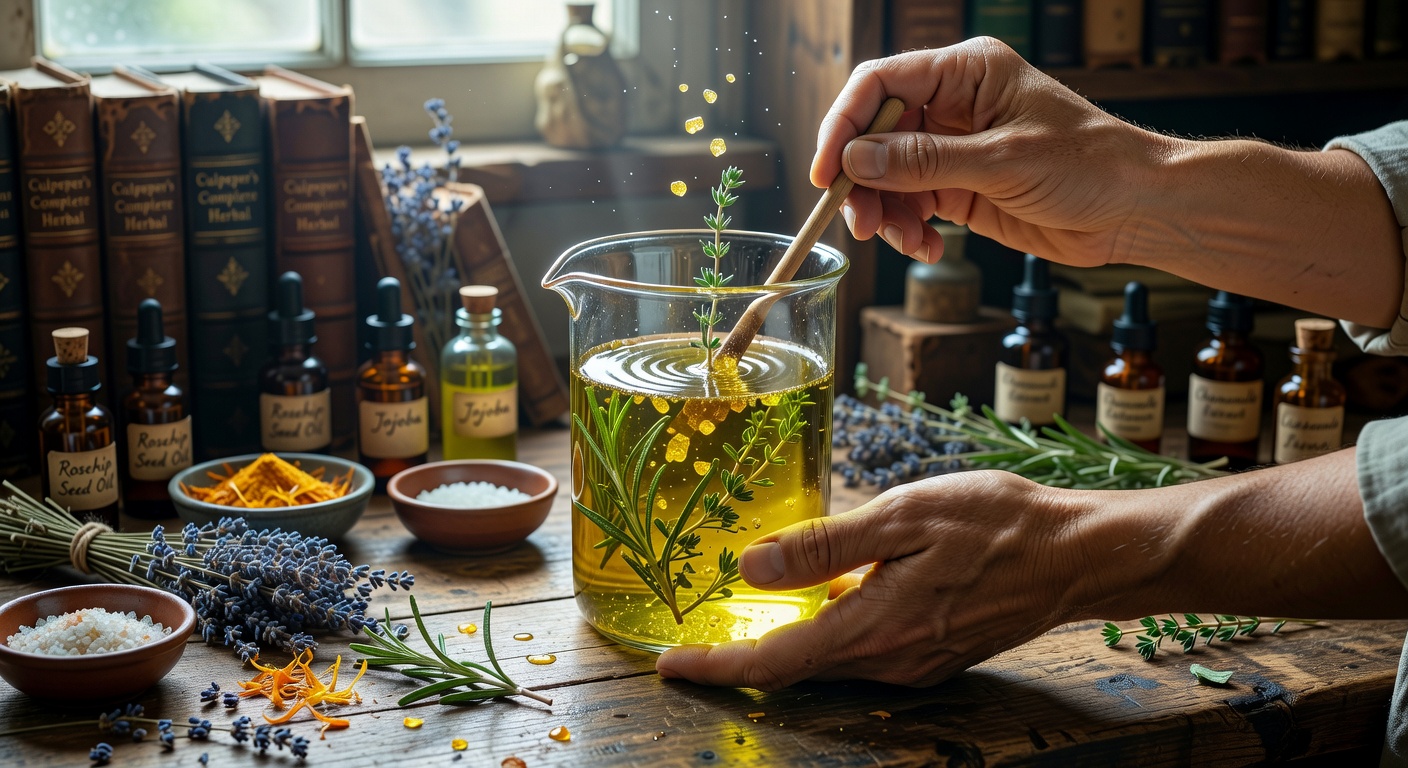 Custom Facial Oil Blending